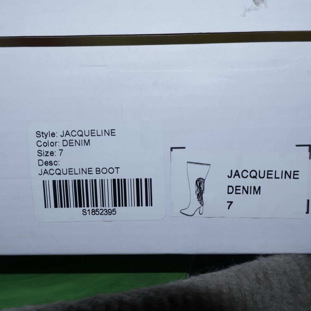JACQUELINE HEELED BOOTS - DENIMLEMON DROP BY PRIVILEGED WOMENS 7 knee high - Picture 8 of 10